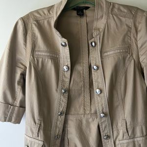 White House Black Market Barely worn goldish color